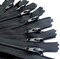 #3 Skirt & Dress Black YKK Coil Closed Bottom Zippers for Sewing Craft & Apparel - Choose Your Length - Made in The United States (100 Zippers Per Pack) (4" Inches)